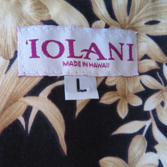 Vintage Hawaiian Floral Tank Dress L Patio Tropical Sleeveless Ruffle Zip - Picture 8 of 10